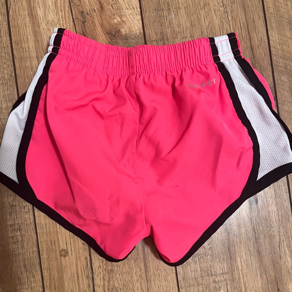 Nike Toddler Girl Pink Running Shorts - Picture 2 of 4